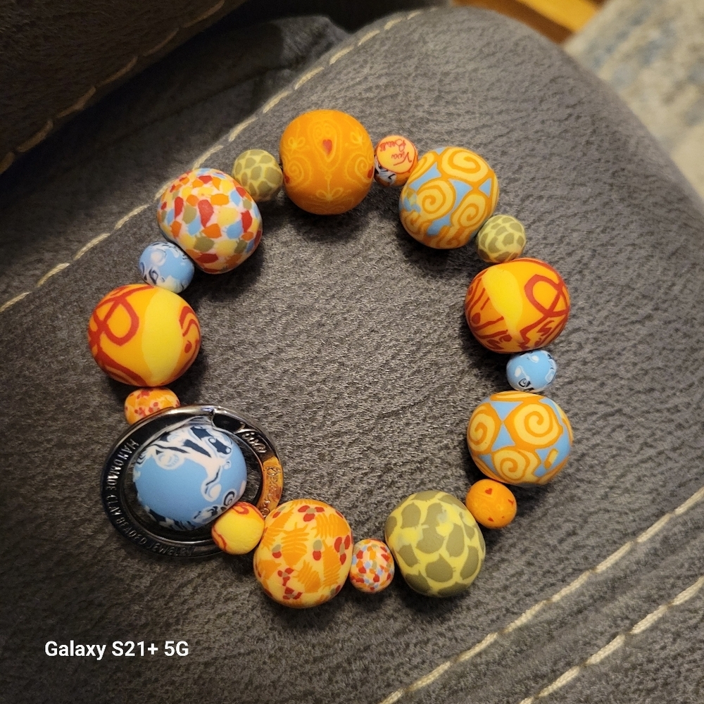 New Viva Handmade Beads key ring - Picture 2 of 5